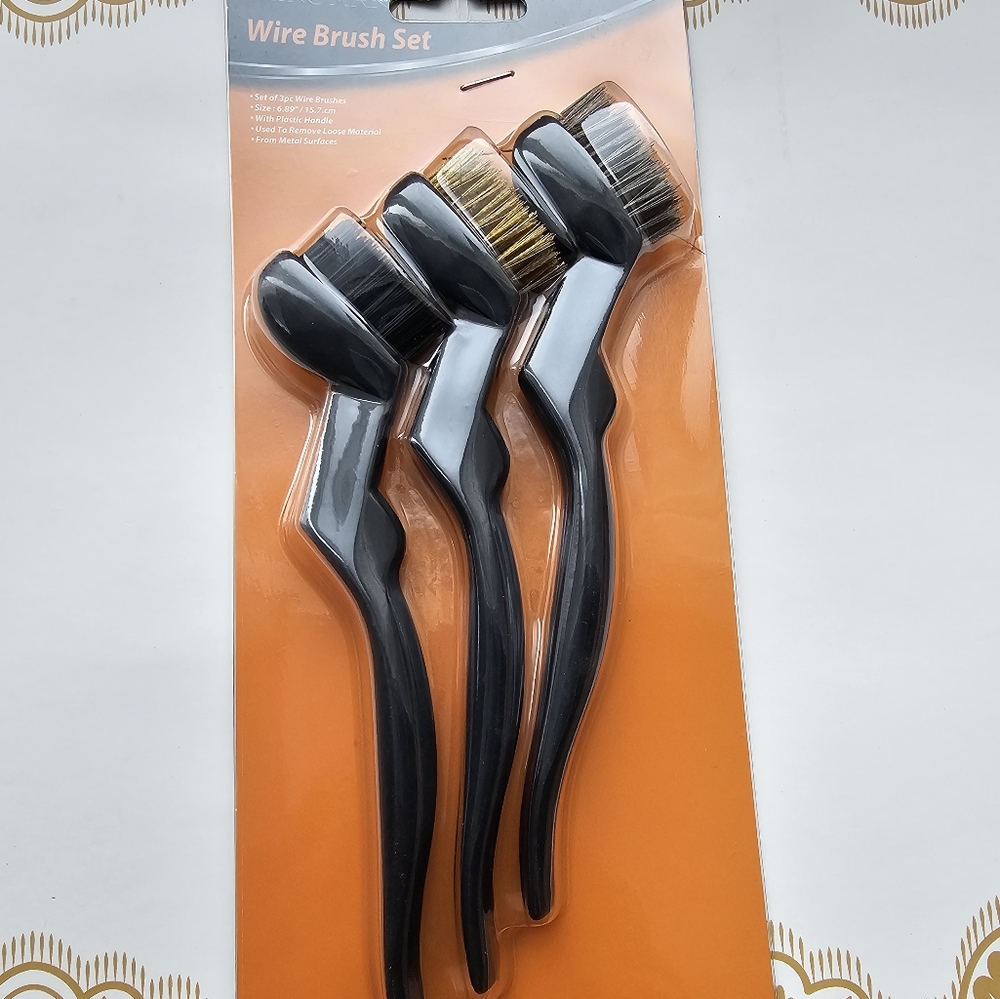 3pc Wire Brush Set